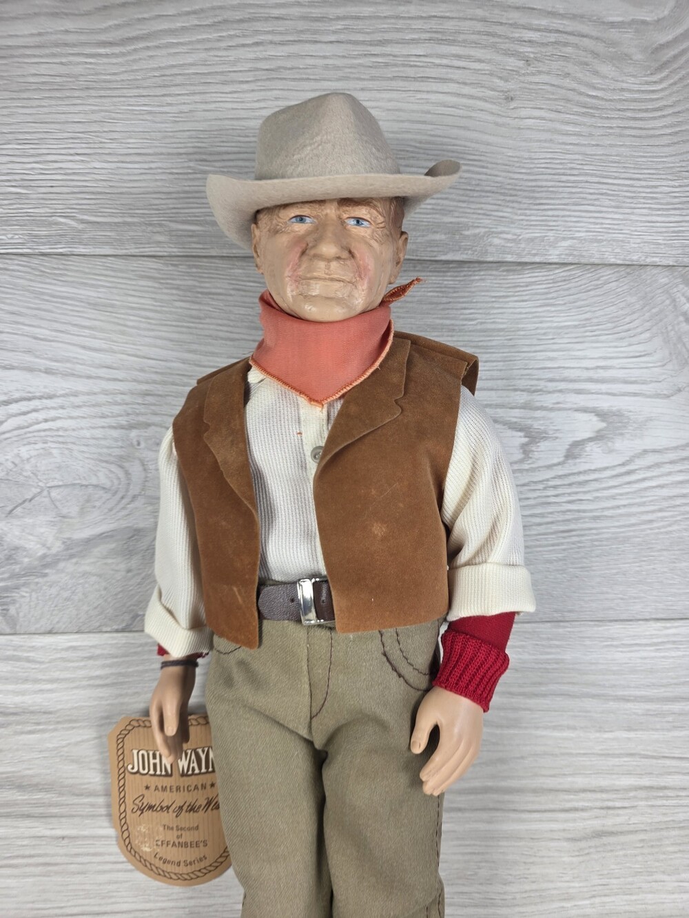 Effanbee Legend Series John Wayne Cowboy Doll w Hang Tag SU40